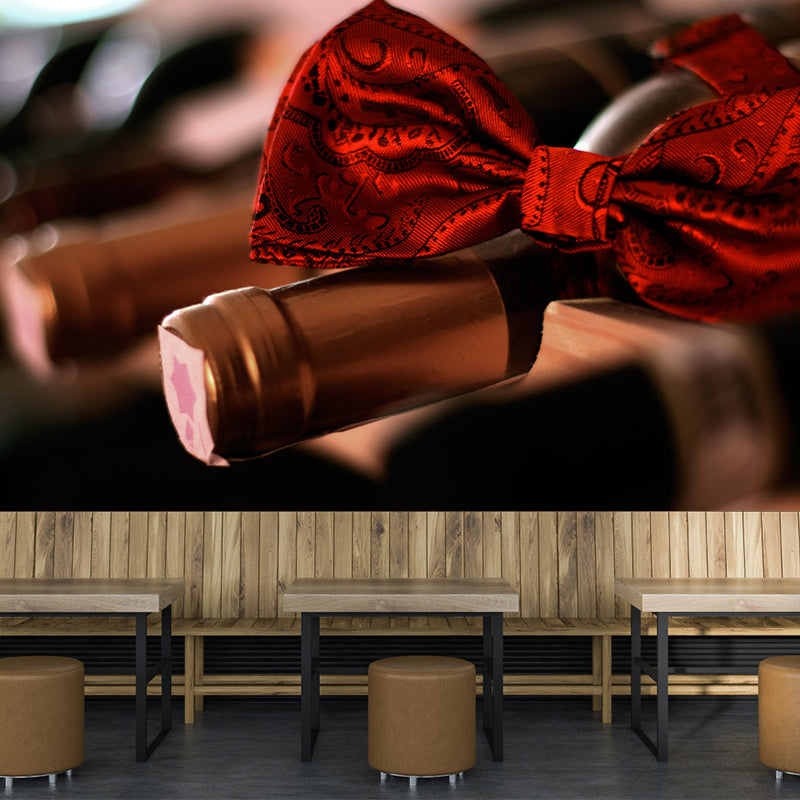 Champagne Mural Wallpaper Mildew Resistant Special Bar Shop Decorative