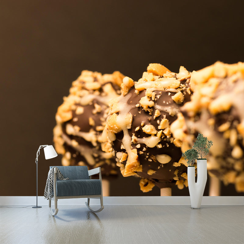 Sweet Style Cake-Pops Mural Decal Stain Resistant Cake Shop Wall Covering