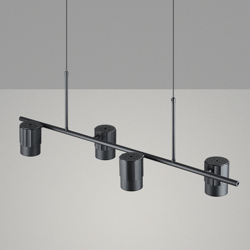 4 leichte Kücheninsel Anhänger Linear Kronleuchter zeitgenössischer Inselbeleuchtung