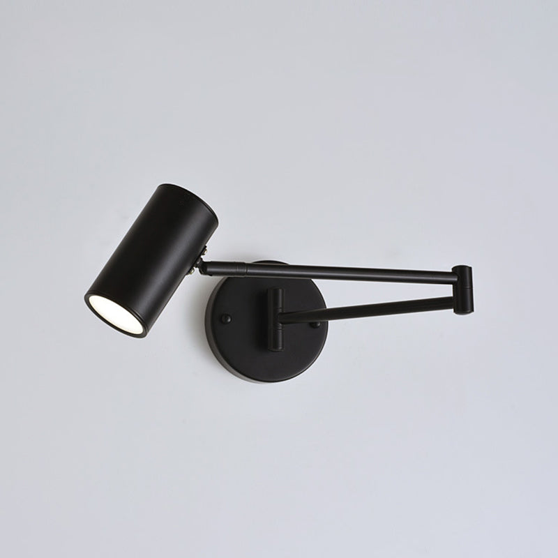 Prononi leggeri in metallo a 1 luce Moderna MODERNIT BLACK E GOLD ARM SCHEDTURE DELLA parete