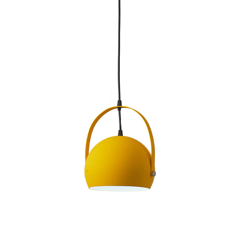 Modern Creative Macaron Pendant Light Lacquered Aluminium Hanging Lamp for Dining Rooom