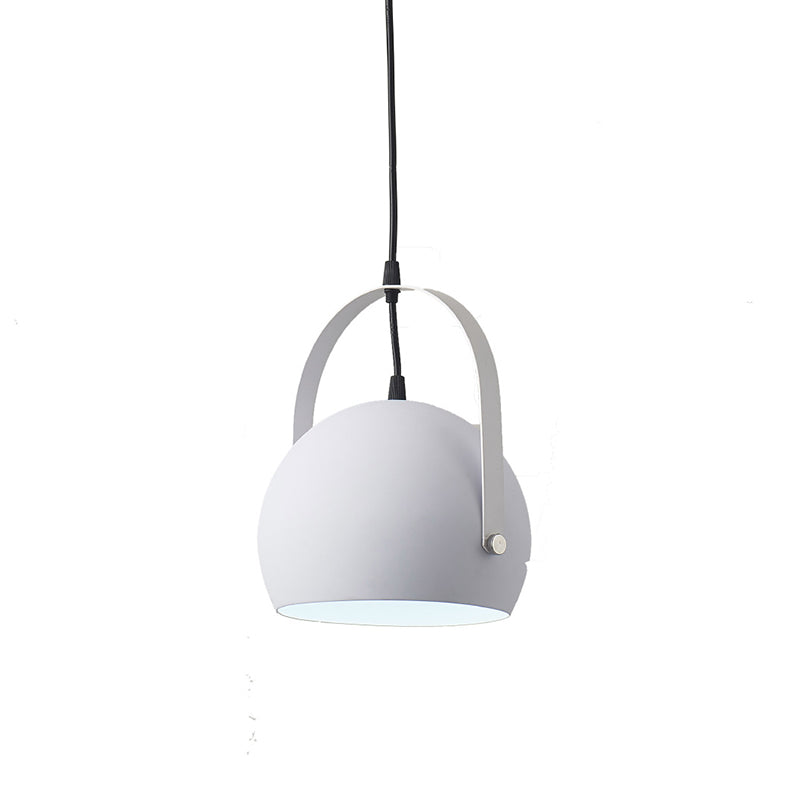 Modern Creative Macaron Pendant Light Lacquered Aluminium Hanging Lamp for Dining Rooom