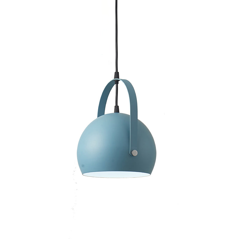 Modern Creative Macaron Pendant Light Lacquered Aluminium Hanging Lamp for Dining Rooom