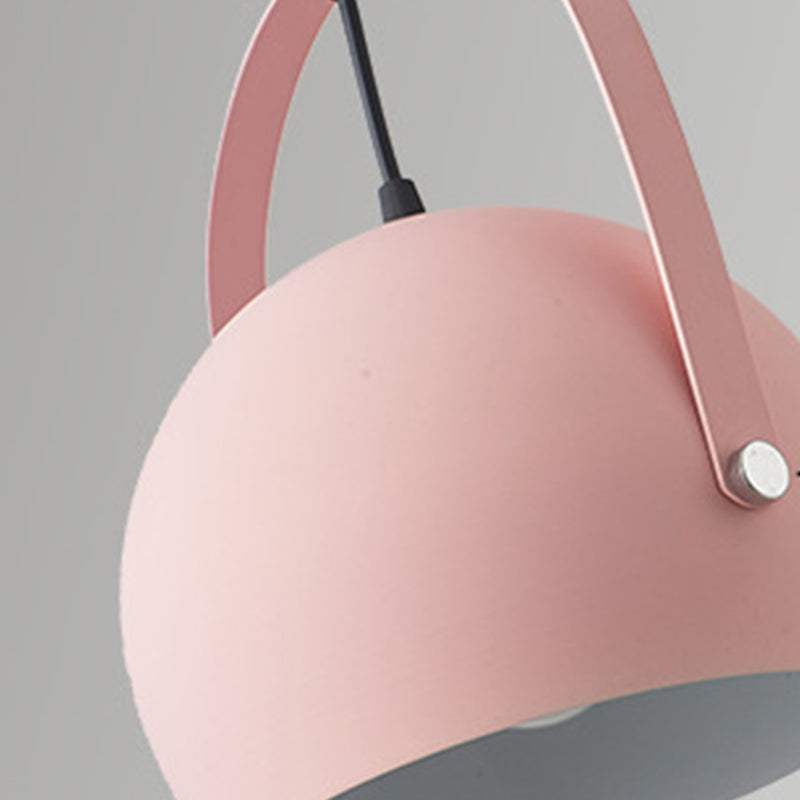 Modern Creative Macaron Pendant Light Lacquered Aluminium Hanging Lamp for Dining Rooom