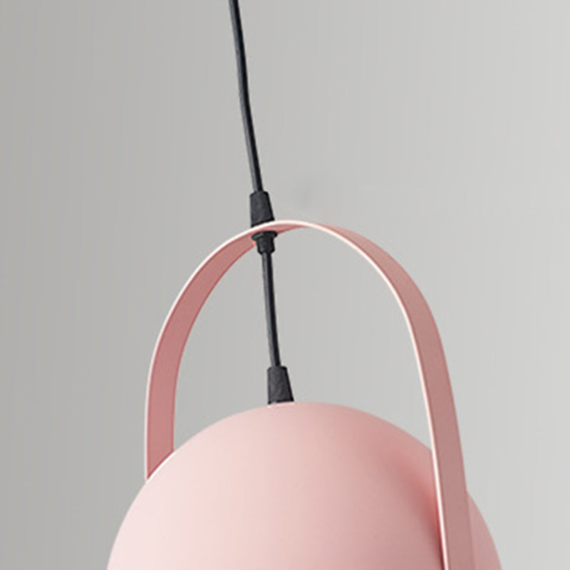 Modern Creative Macaron Pendant Light Lacquered Aluminium Hanging Lamp for Dining Rooom