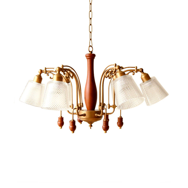 Lustre de chambre à coucher effilée