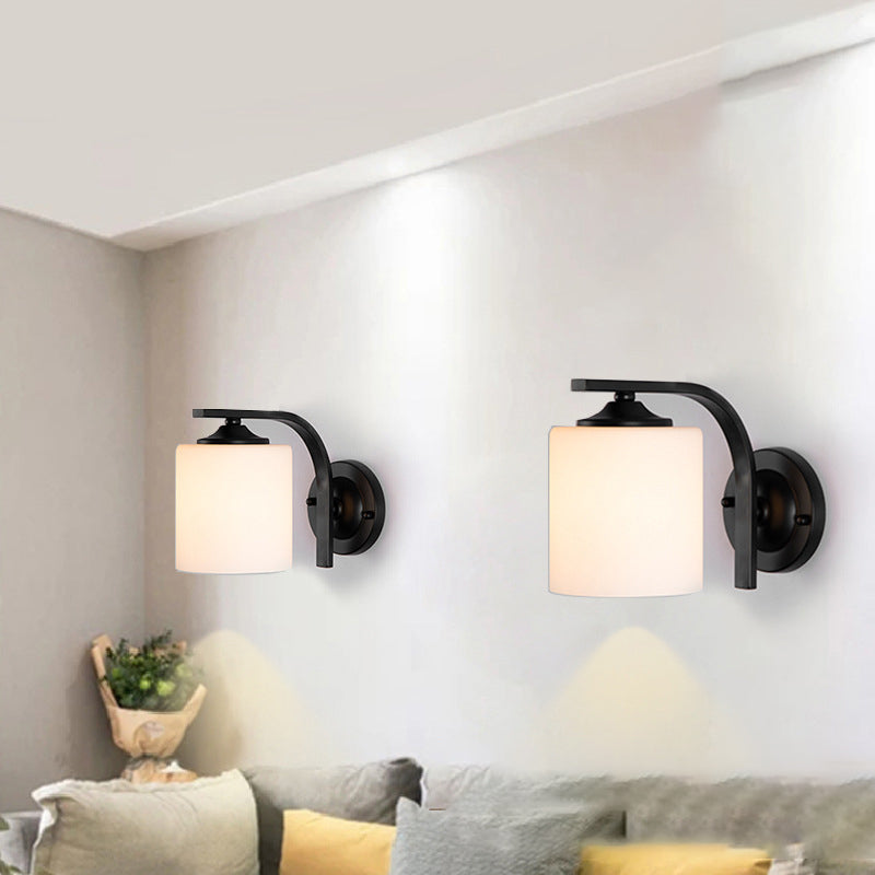 1-Licht-Halbzylinder Wandleuchte modern