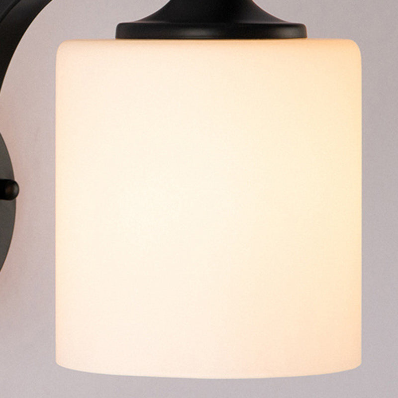 1-Licht-Halbzylinder Wandleuchte modern