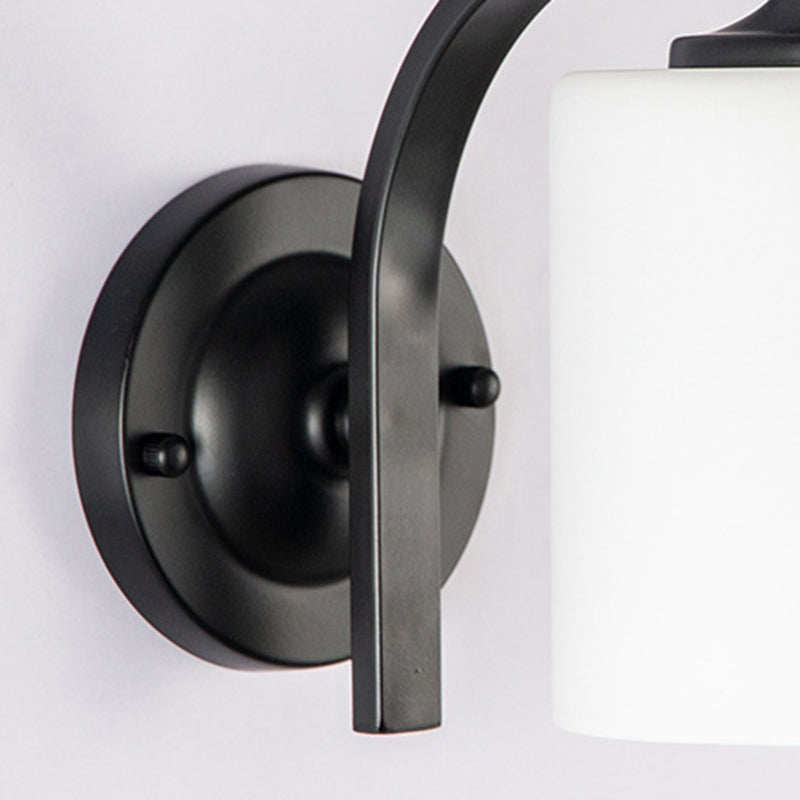 1-Licht-Halbzylinder Wandleuchte modern