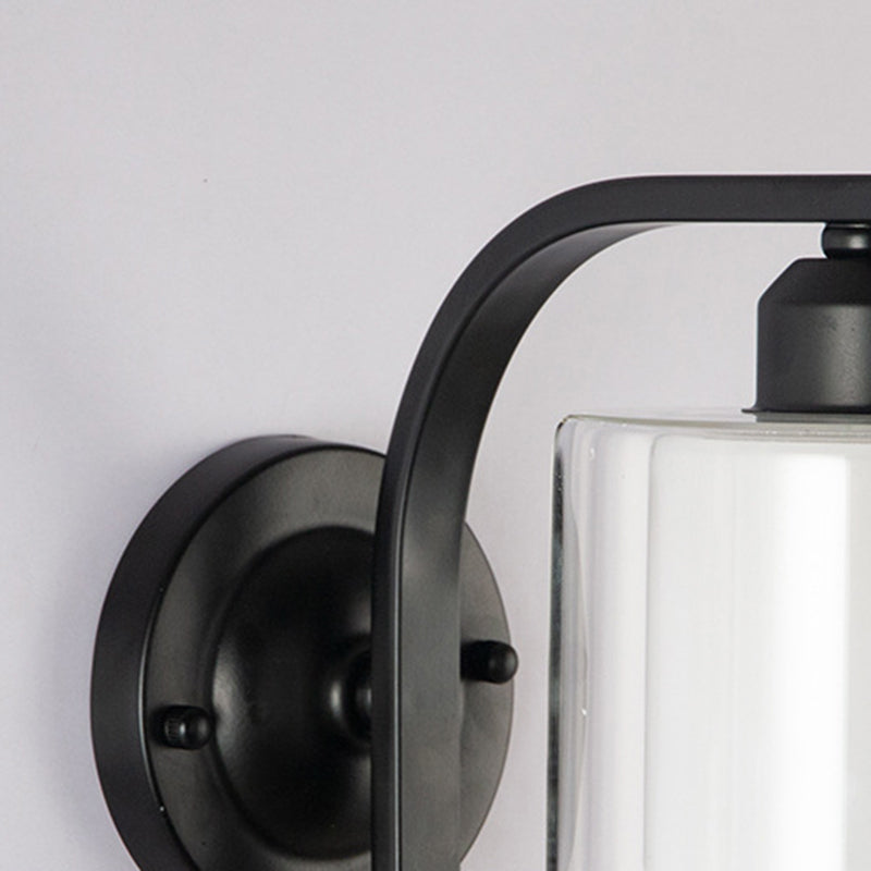 1-Licht-Halbzylinder Wandleuchte modern