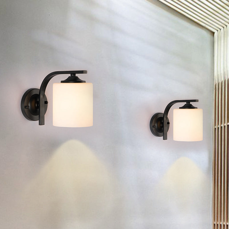 1-Licht-Halbzylinder Wandleuchte modern