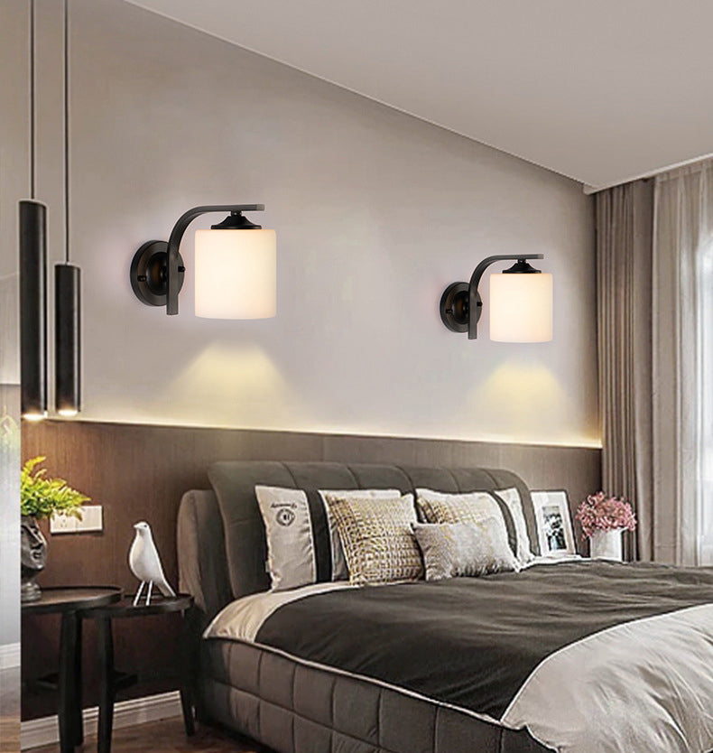 1-Licht-Halbzylinder Wandleuchte modern