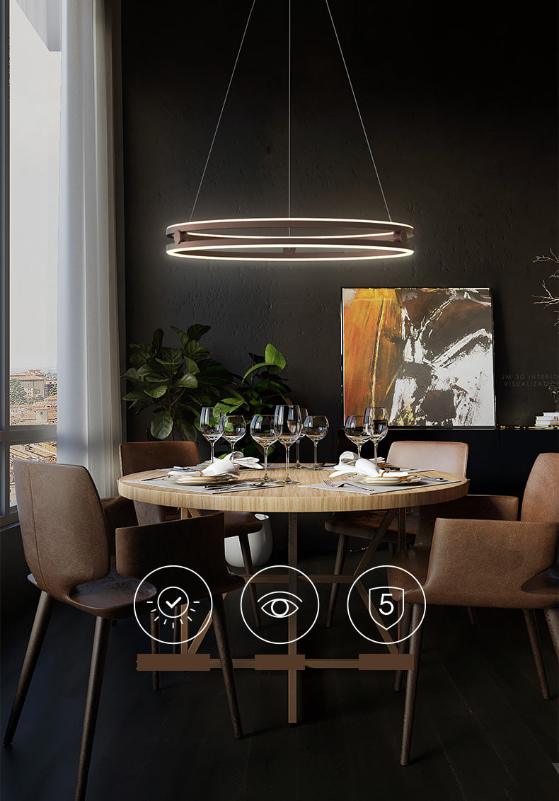 Contemporary Style Acrylic LED Pendant Light for Living Room Dining Room