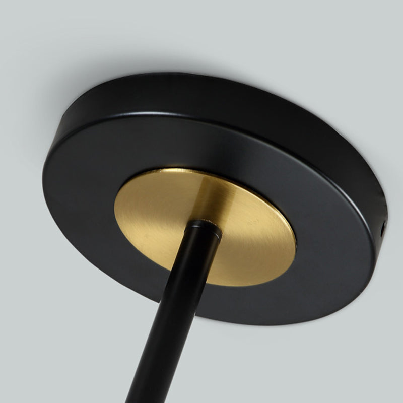 Two Layers Iron Chandelier Contemporary Style Pendant Light for Living Room Dinning Room