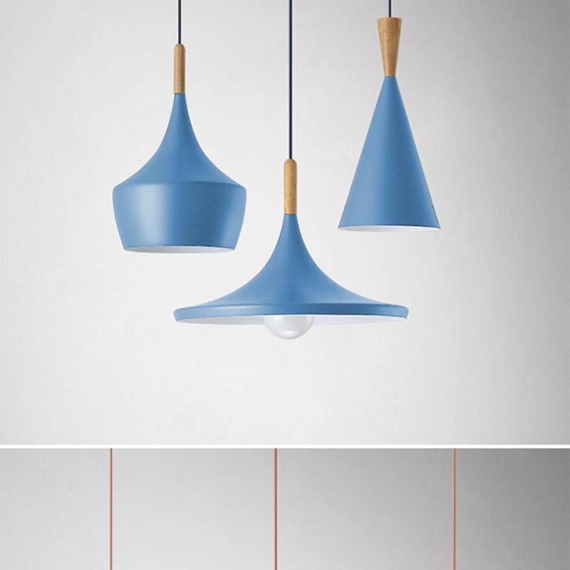 Macron Loft Candy Candy Apped Hanging Light Light METAL METAL CONSIGLIO per negozio di stoffa