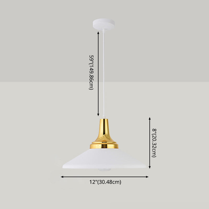 Triangle Dinning Room Down Lighting Pendant Metal Metal Modern Style suspendu Pendant Light