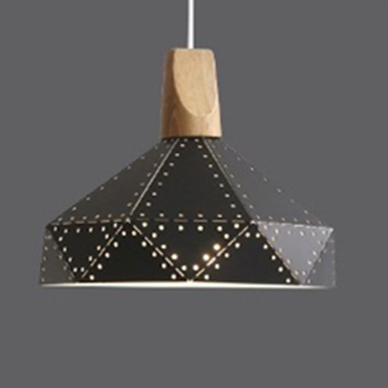 Metal Hanging Light Nordic Style Macron Color Pendant Light Geometric Hanging Light for Kitchen