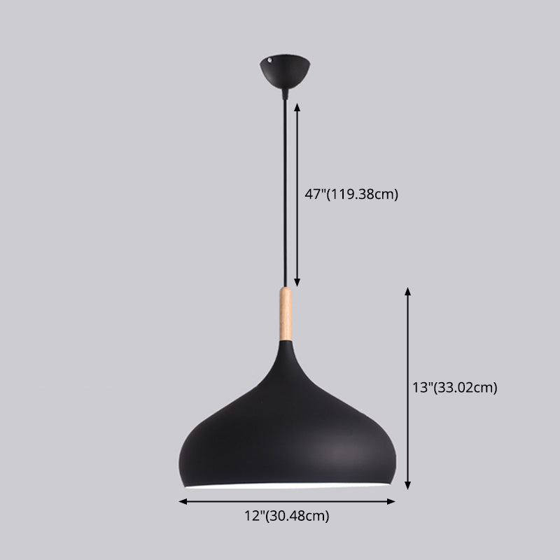 Metallkuppel Anhänger Beleuchtungsbehandlung Makkaron Hanging Anhänger Licht für Esszimmer