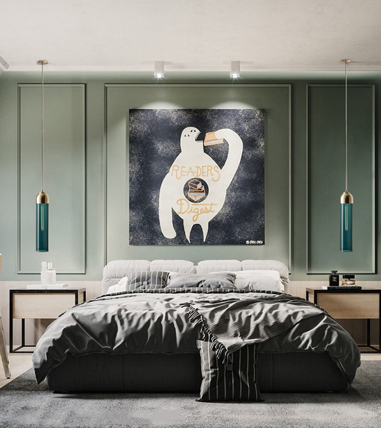 Pillenförmige Decke Pendelleuchte leichte minimalistische Gla-Pendelleuchte Leuchte