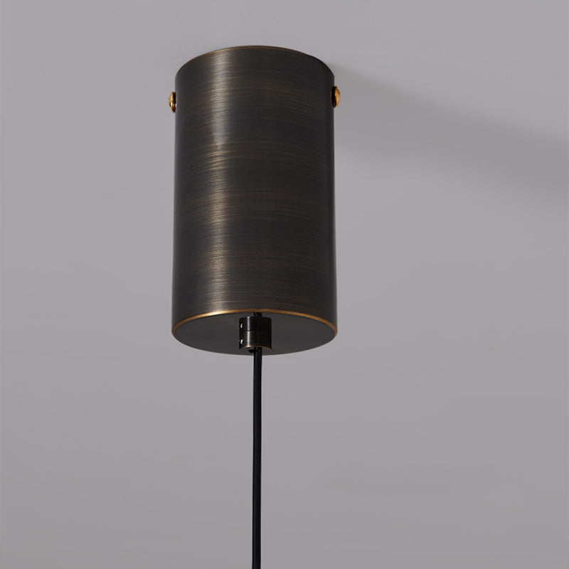 Simplicity Style Pendant Lighting Fixture Oblong LED Pendant Light Kit with Metal Shade