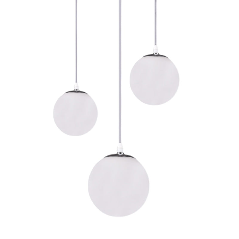 Pendule verre suspendu plafonnier style minimaliste plafond blanc pendant plafonnier