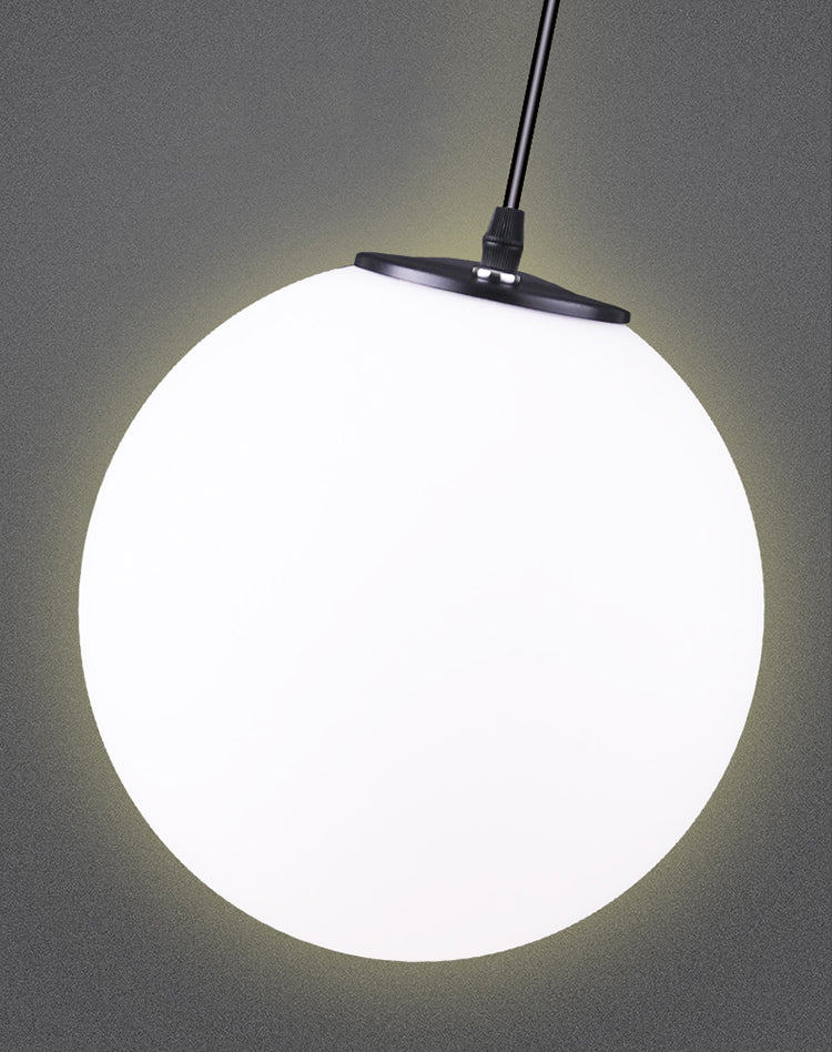 Pendule verre suspendu plafonnier style minimaliste plafond blanc pendant plafonnier