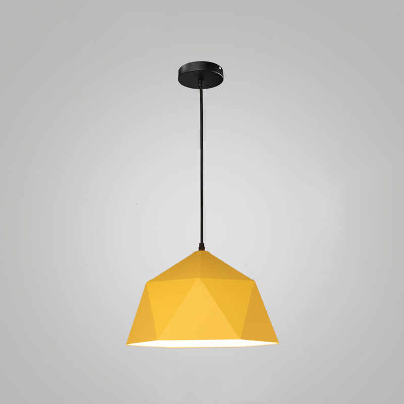 Geometric Ceiling Pendant Lamp Modern Style Metal Pendant Light Fixture for Restaurant