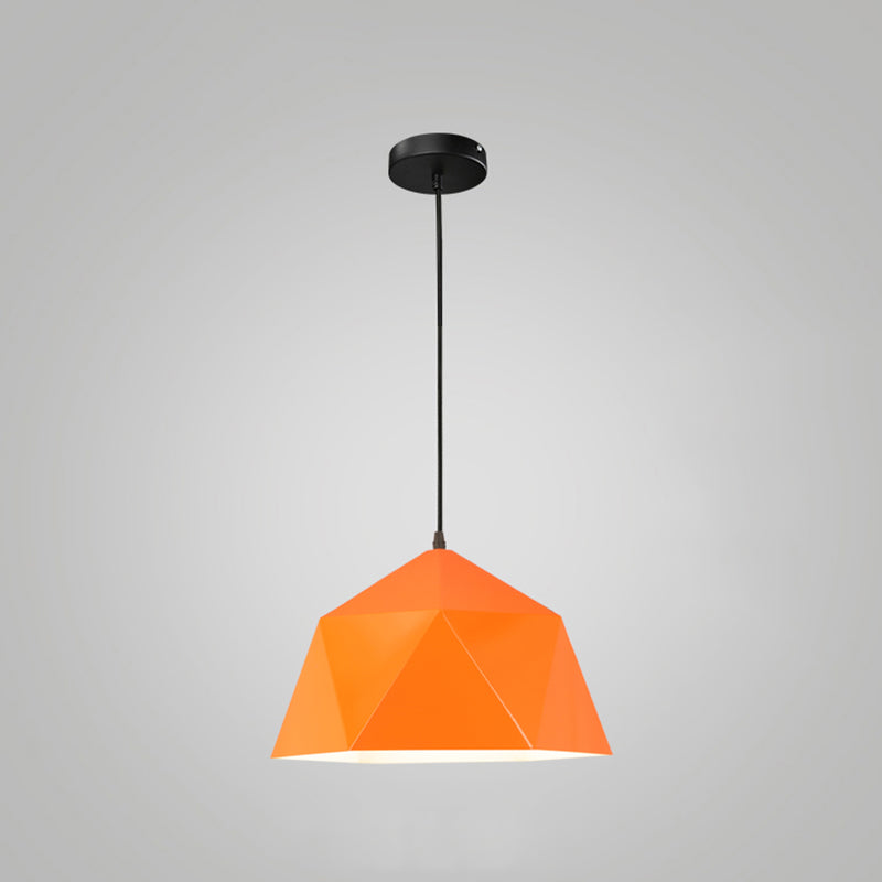 Geometric Ceiling Pendant Lamp Modern Style Metal Pendant Light Fixture for Restaurant