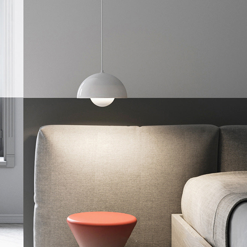 Modern Nordic Style Macron Light Metal One Head Pendant Lamp for Children Room Bedroom