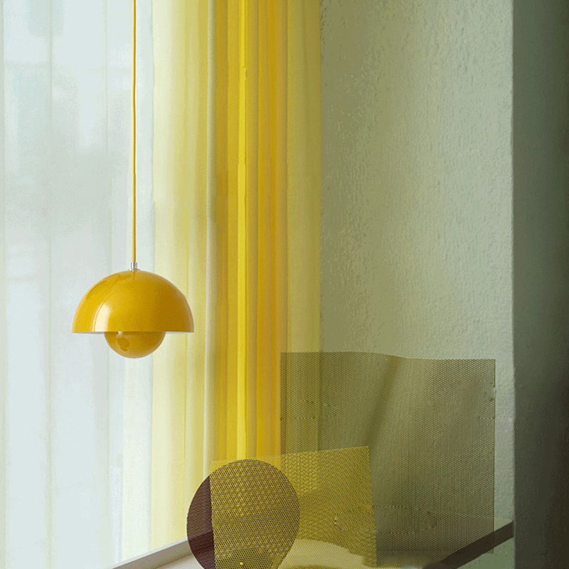 Modern Nordic Style Macron Light Metal One Head Pendant Lamp for Children Room Bedroom