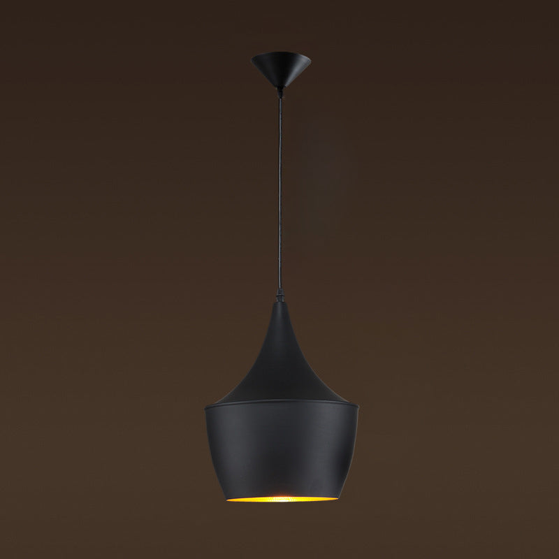 1-Licht-Metallhängele leichter postmoderner Anhängerlampe für Schlafzimmer Esszimmer