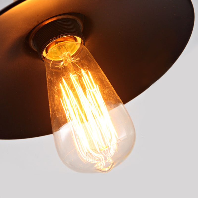 Industrial Cone Wall Sconce Lights Metallic Wall Sconce Lighting for Living Room