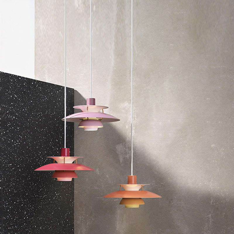 METALLO NORDICO METAL MACPERIO COLORE A RUMARE IMPEGNI PENDANTE MULTERYER LUCE CHE CUSCINA