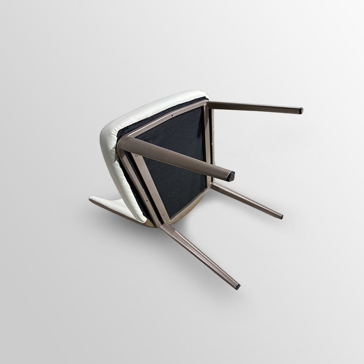 Modern Kitchen Dining Room Set with  Sintered Stone Top and Gold Base Dining Furniture