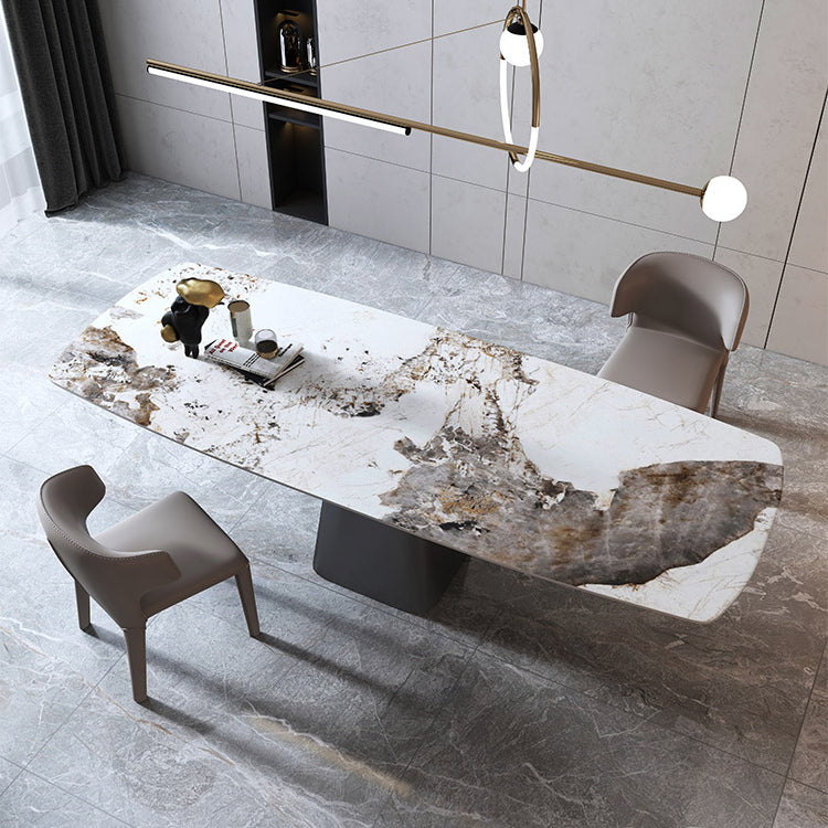 Contemporary¬†Kitchen¬†Dining¬†Room¬†Set with¬†Rectangle Sintered Stone Top¬†Formal¬†Dining¬†Table¬†Furniture