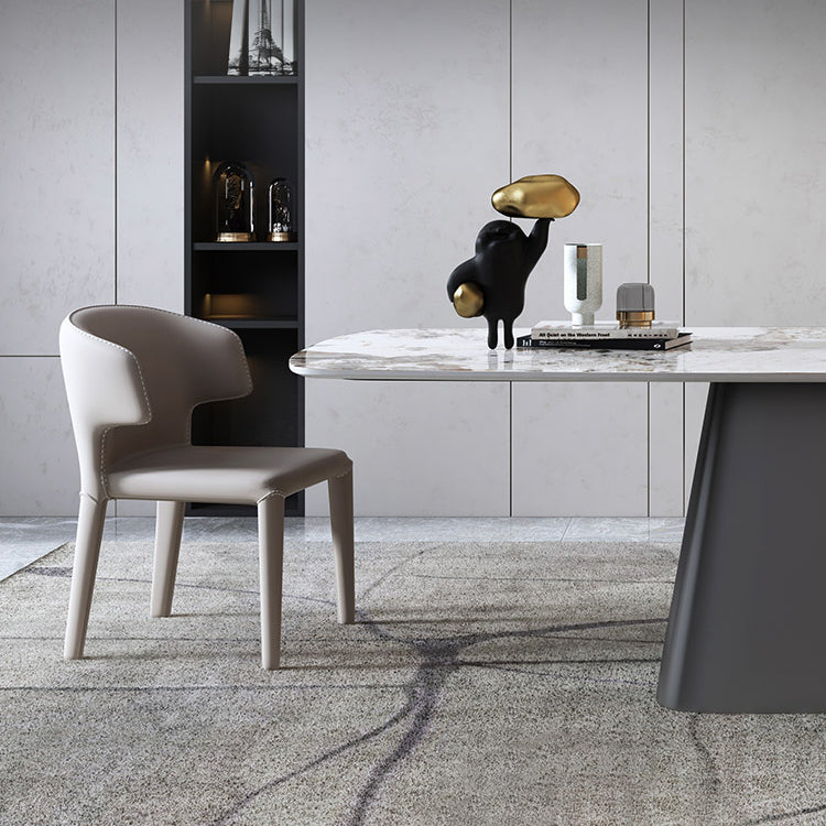 Contemporary¬†Kitchen¬†Dining¬†Room¬†Set with¬†Rectangle Sintered Stone Top¬†Formal¬†Dining¬†Table¬†Furniture