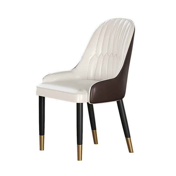 Modern Sintered Stone Dining Room Set Standard Height with Double Pedestal Base Dining Furniture