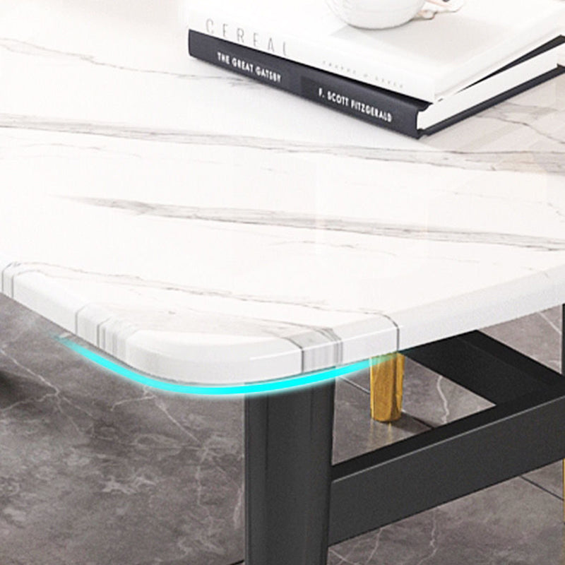 Minimalist Style MDF Top Dining Table Set of Rectangle Shape for Formal Dinette Set