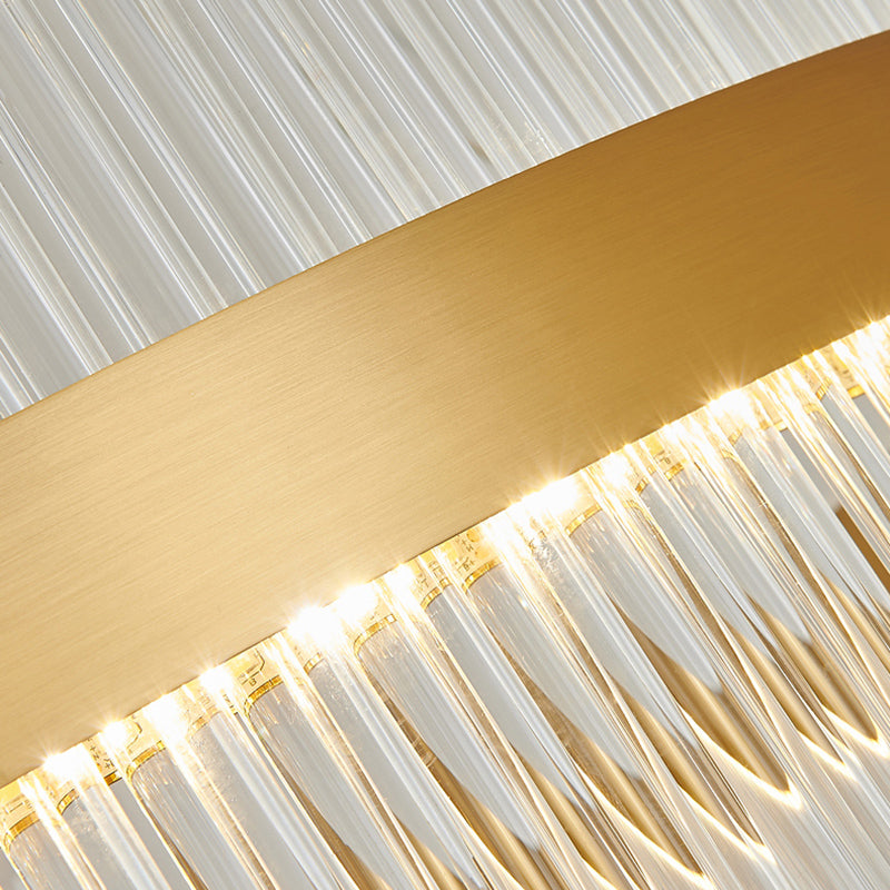 Modern Pendant Chandelier Linear Island Lighting Pendant Light Modern Chandelier in Gold