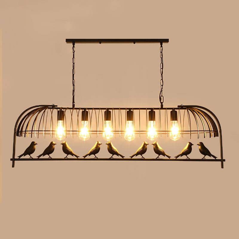 Lampade dell'isola illuminazione isola lineare Luci dell'isola in nero