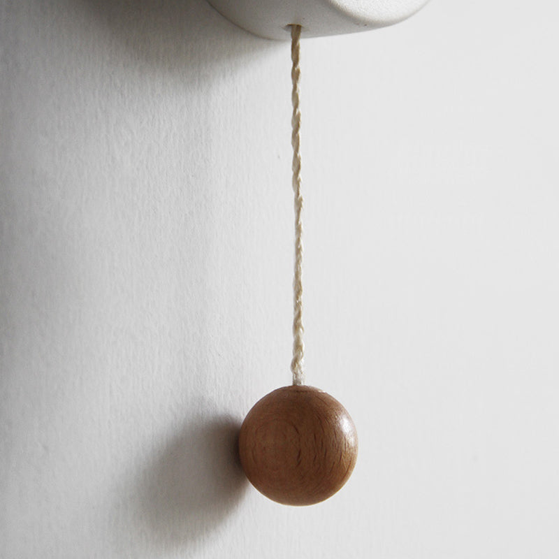 Moderna Macarons Nórdicos Macarons Swade Wall Malet Metal 1 Light Sponces en rosa y blanco