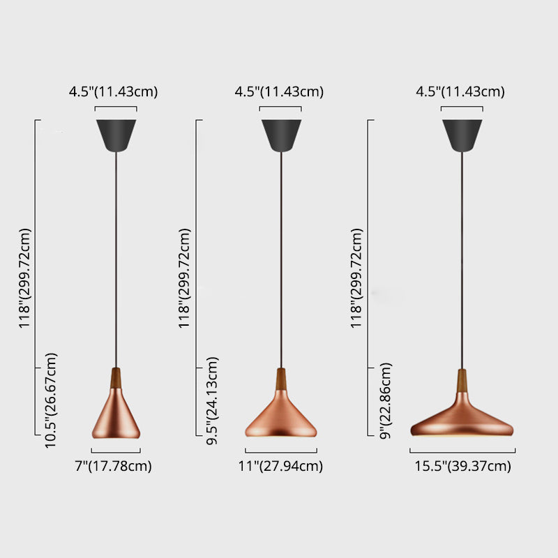 Contemporary 1-Light Ceiling Pendant Light Metal Hanging Lamp for Dining Room