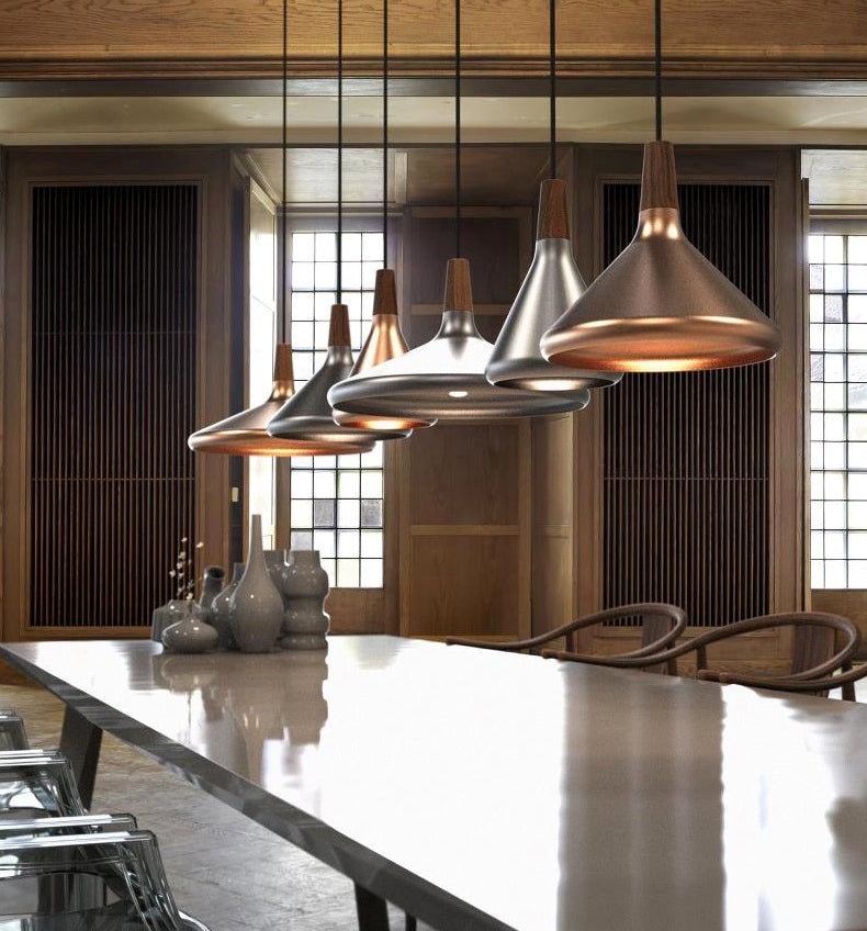 Contemporary 1-Light Ceiling Pendant Light Metal Hanging Lamp for Dining Room