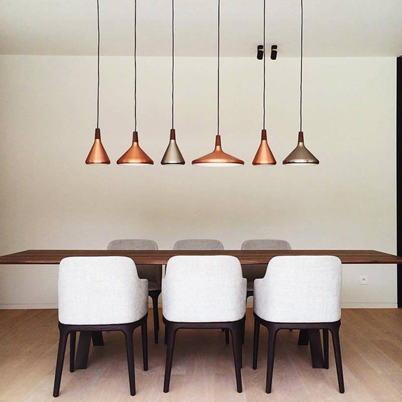 Contemporary 1-Light Ceiling Pendant Light Metal Hanging Lamp for Dining Room