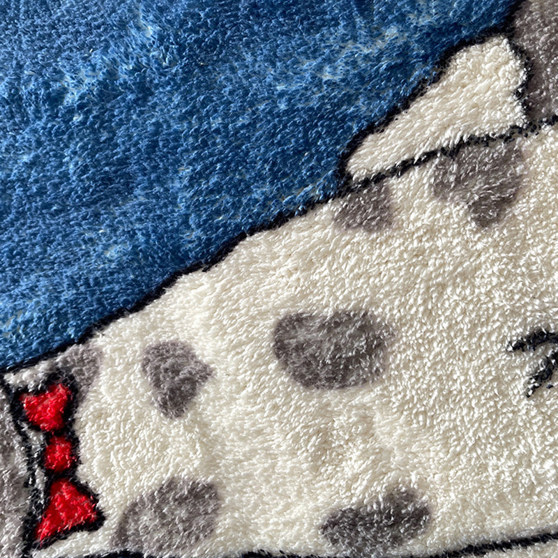 Artistic Carpet Polyster Round Stripe Print Rug Polyster Stain Resistant Area Rug for Living Room