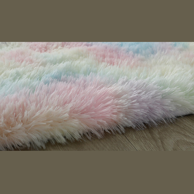 Tendy Area Tapis Creative Dimond Shile Polyester Polyester Anti-Slip Backing Shag Carpet For Home Decor