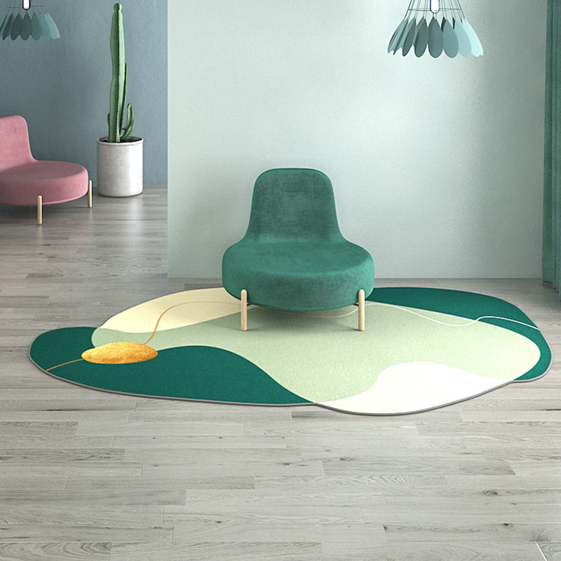 Tapis de tapis moderne de tapis moderne en polyester moderne