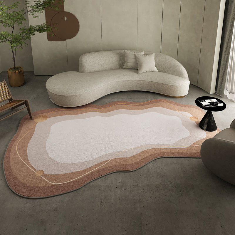 Tapis de tapis moderne de tapis moderne en polyester moderne