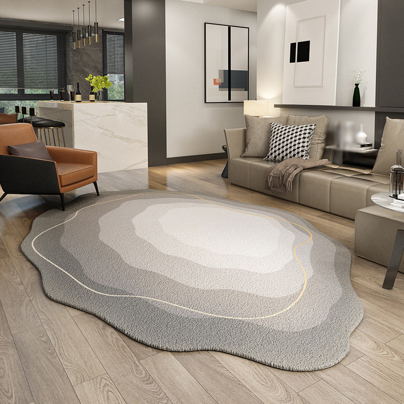Tapis de tapis moderne de tapis moderne en polyester moderne