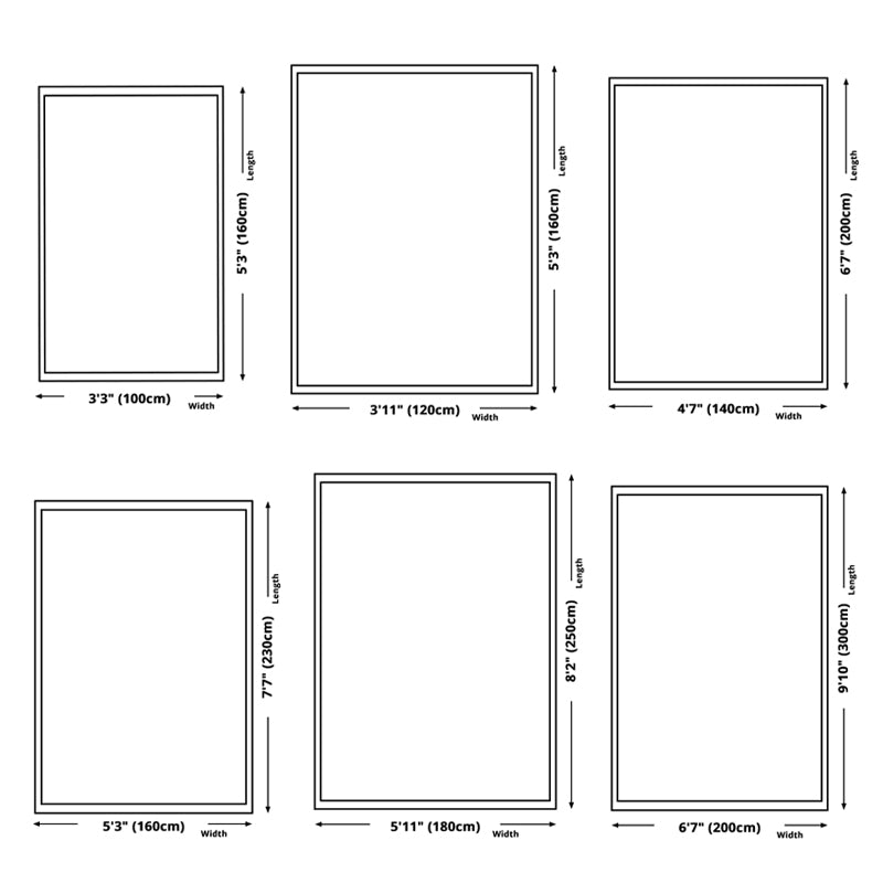 Creative Christmas Print Carpet Polyester Area Rug Non-Slip Backing Indoor Carpet for Living Room